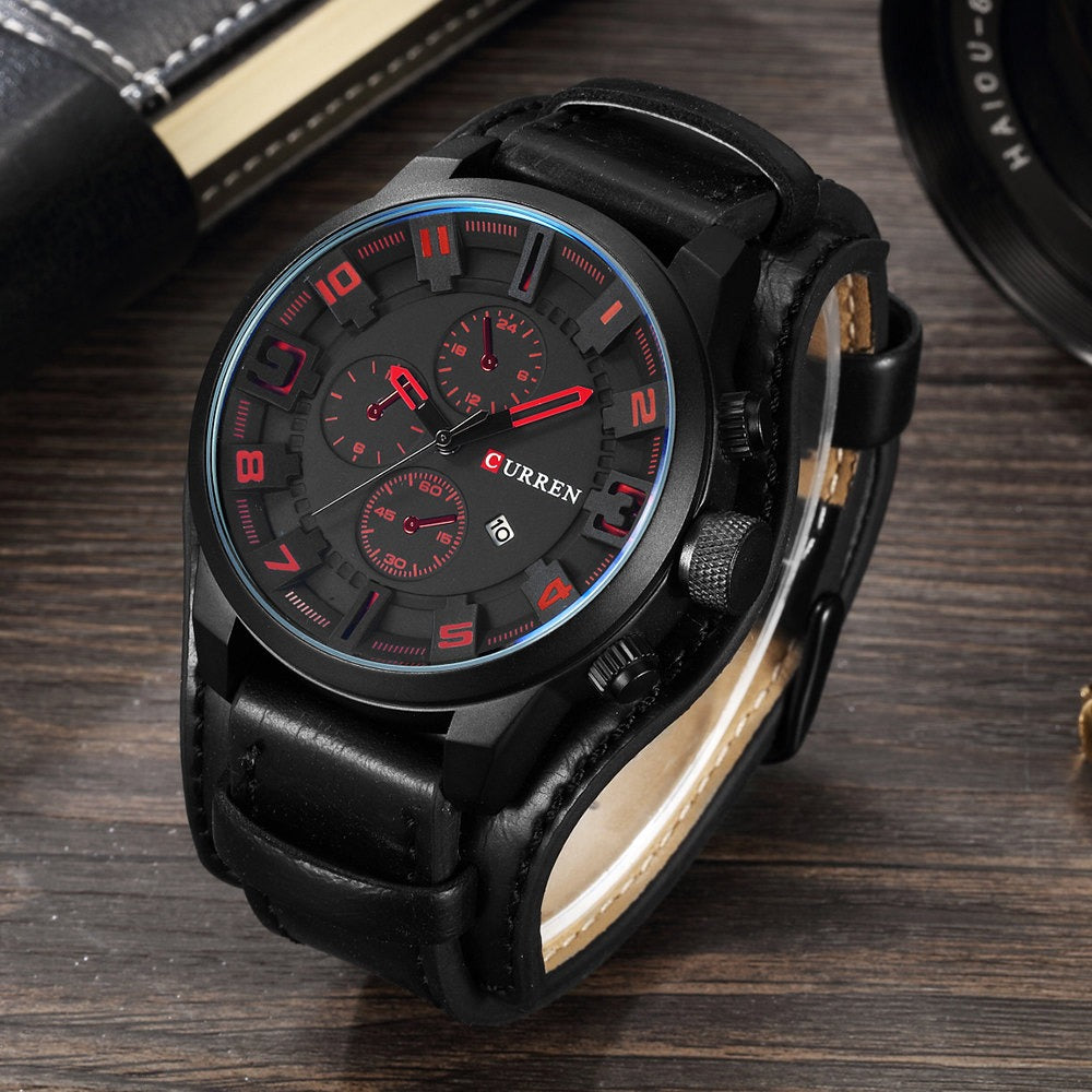 Reloj Curren 8225 – Negro Carmesí