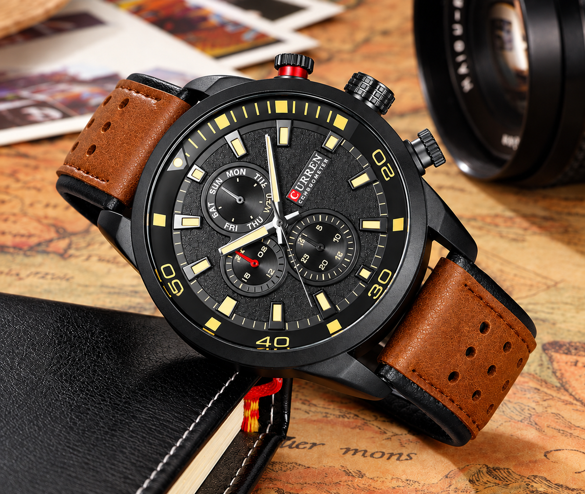 Reloj Curren 8250 – Cobre Negro
