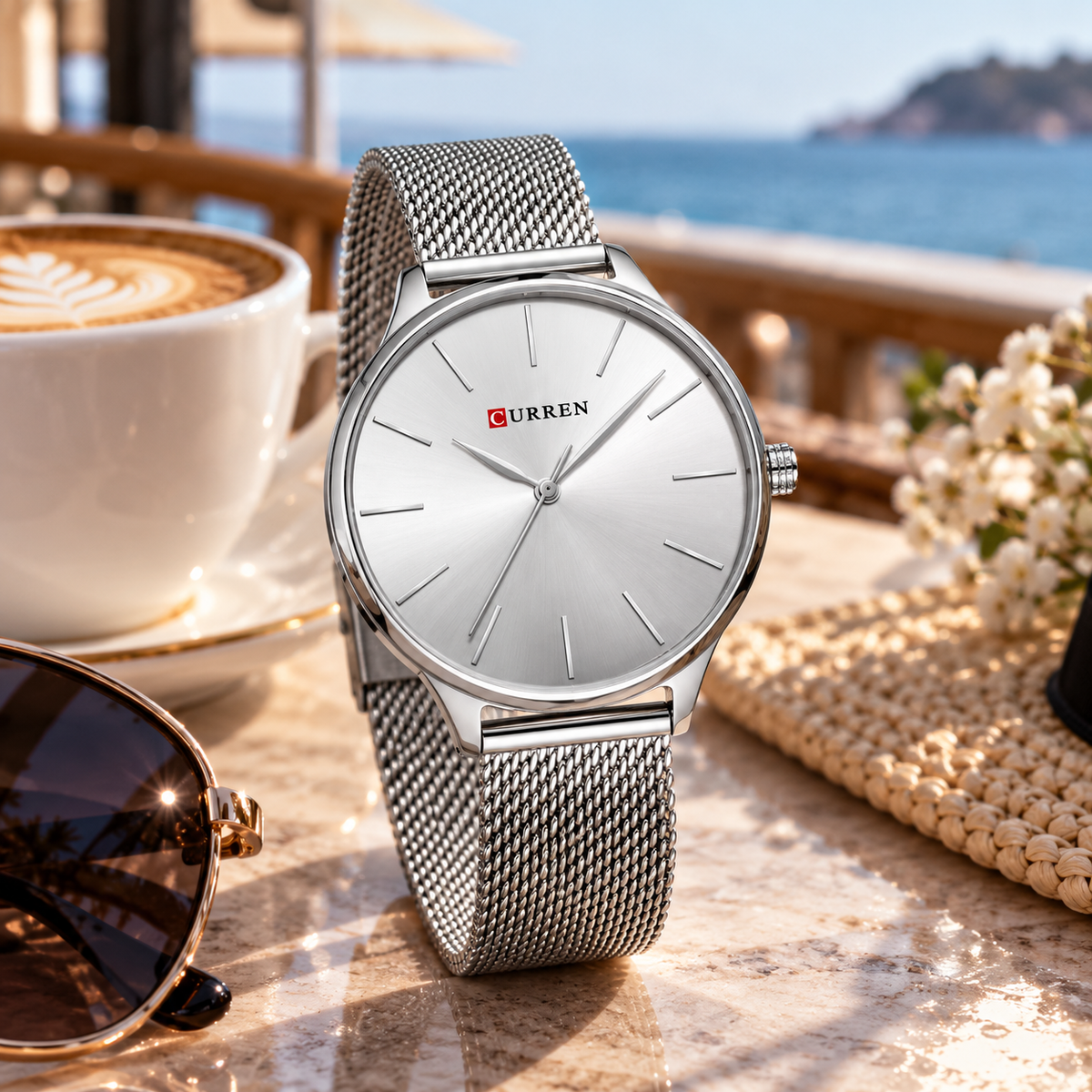 Reloj Curren 9024 – Silver Elegance