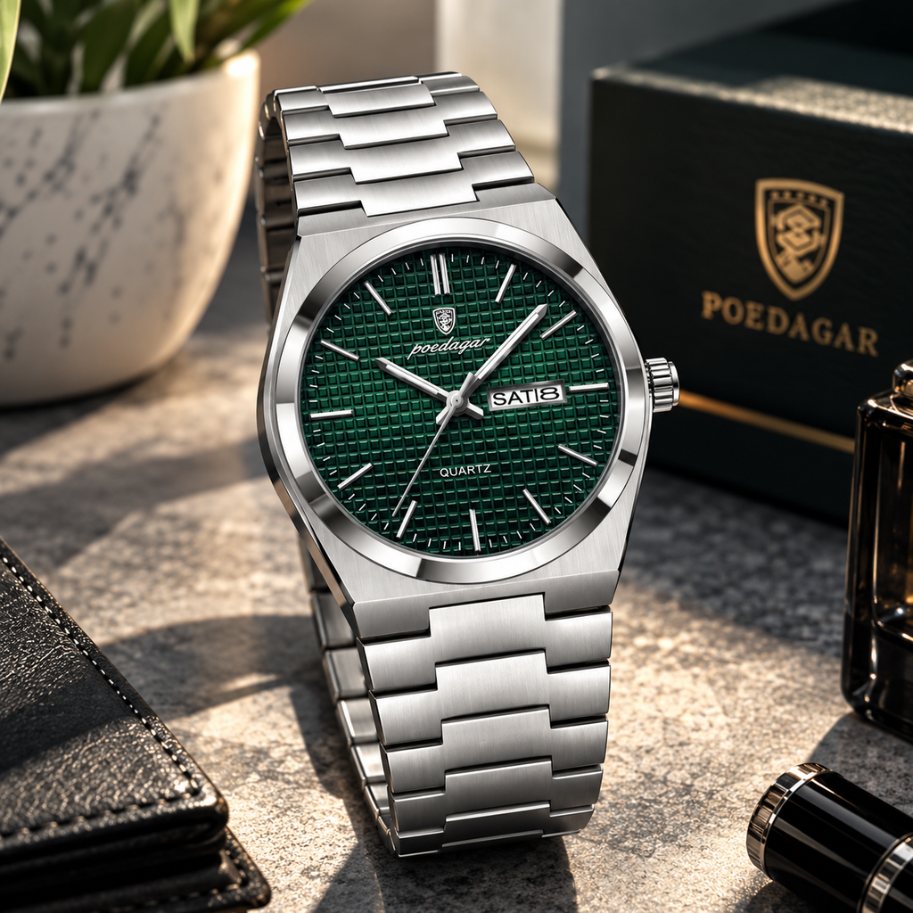 Reloj Poedagar 821 – Emerald Green
