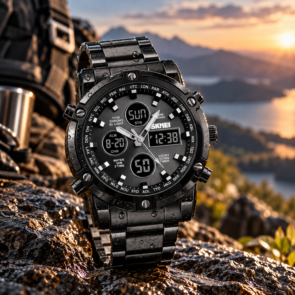Reloj Skmei 1389 – Black Titanium