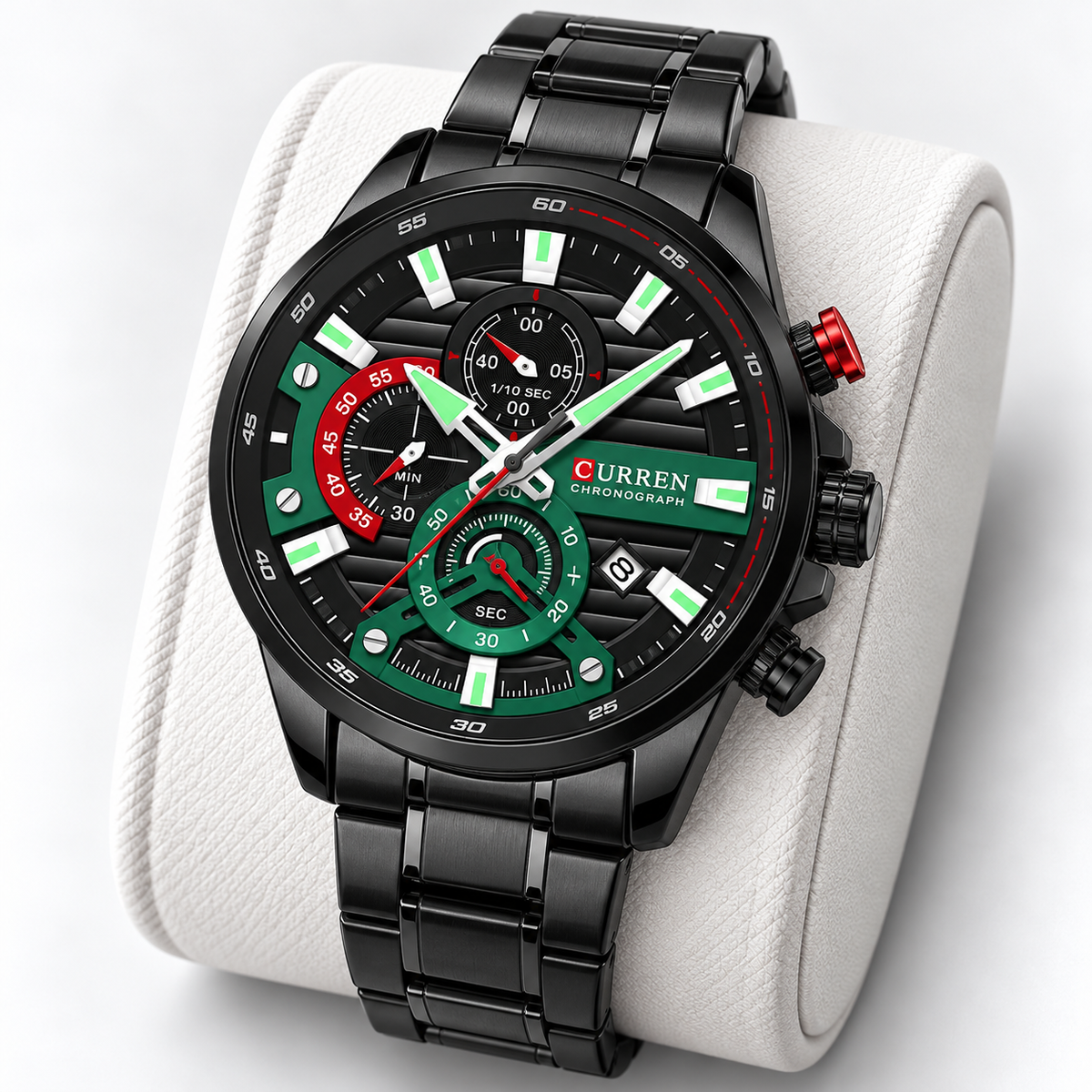 Reloj Curren 8415 – Verde Eclipse