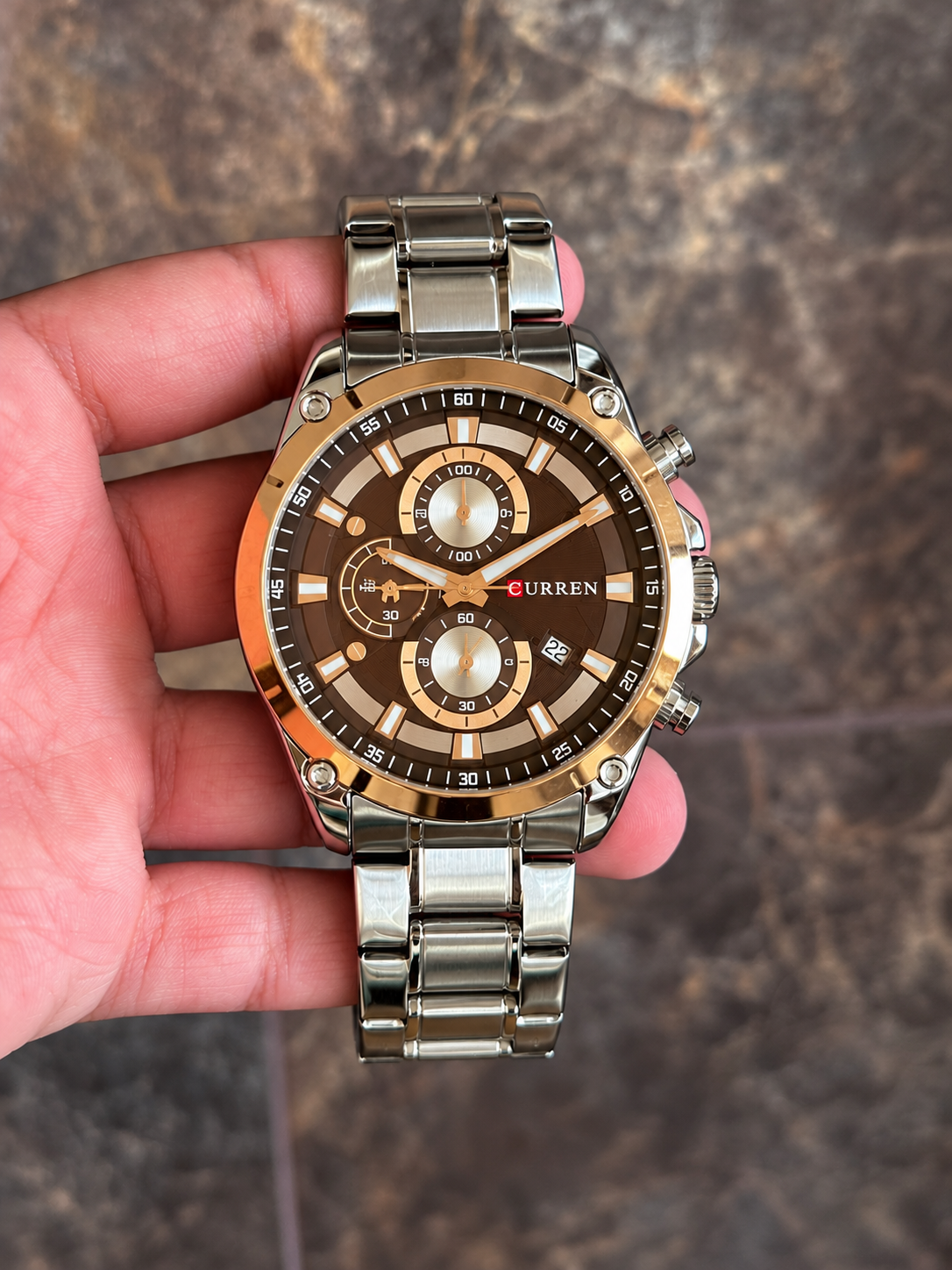 Reloj Curren 8360 – Cobre Clásico