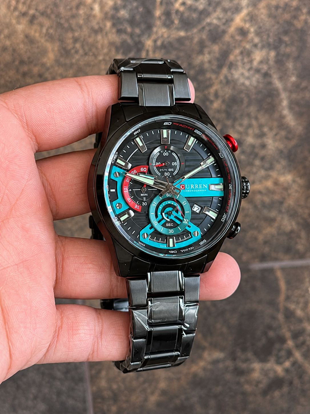 Reloj Curren 8415 – Verde Eclipse