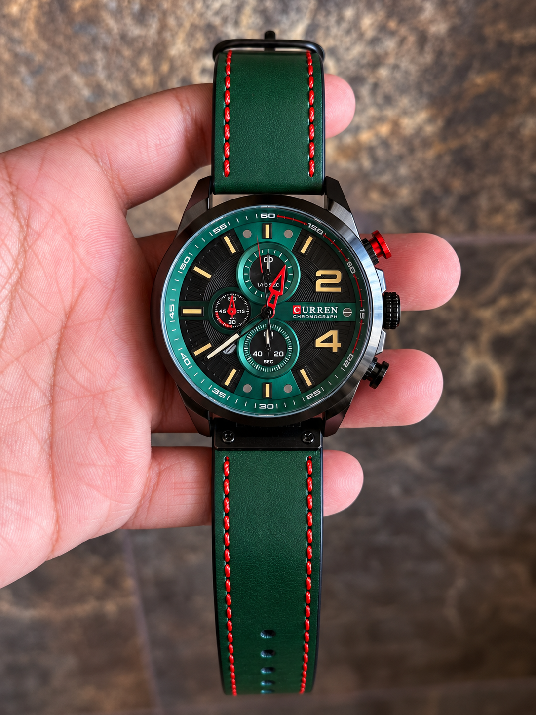 Reloj Curren 8393 – Green Racing