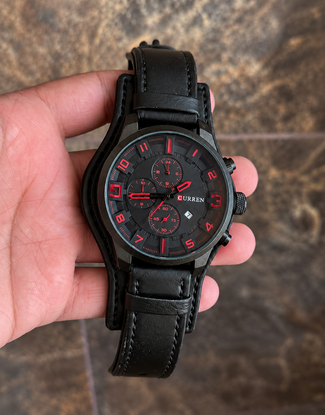 Reloj Curren 8225 – Negro Carmesí