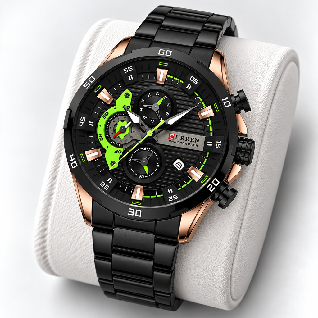 Reloj Curren 8402 – Neón Negro