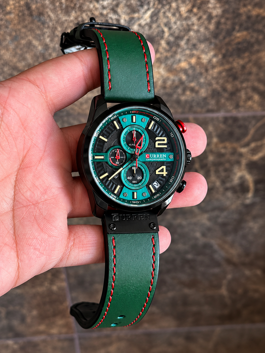 Reloj Curren 8393 – Green Racing