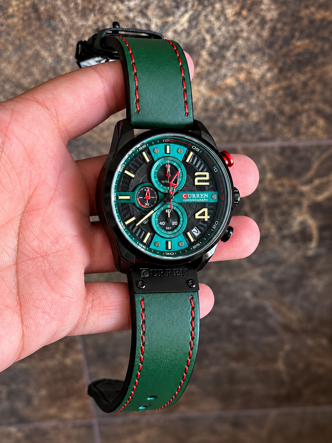 Reloj Curren 8393 – Green Racing