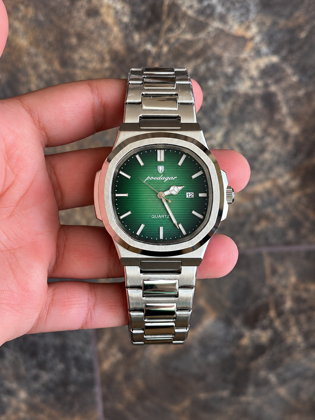 Reloj Poedagar 613 – Emerald Green