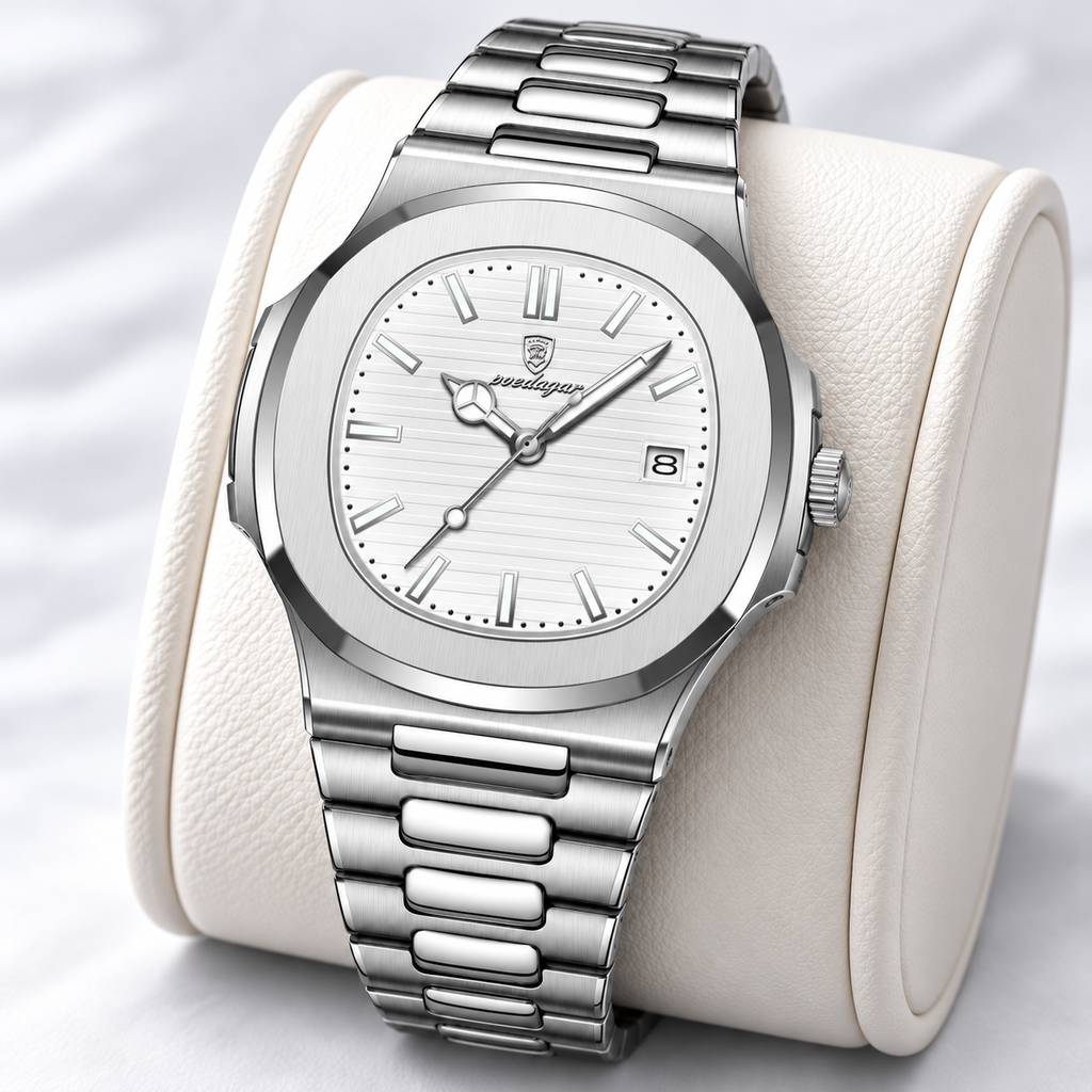 Reloj Poedagar 613 – Titanium White
