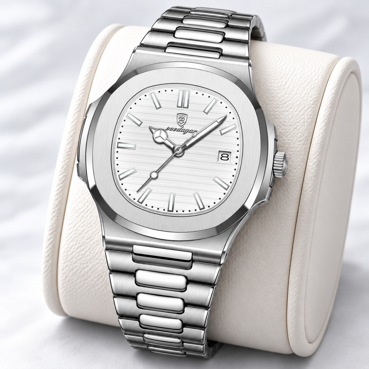 Reloj Poedagar 613 – Titanium White