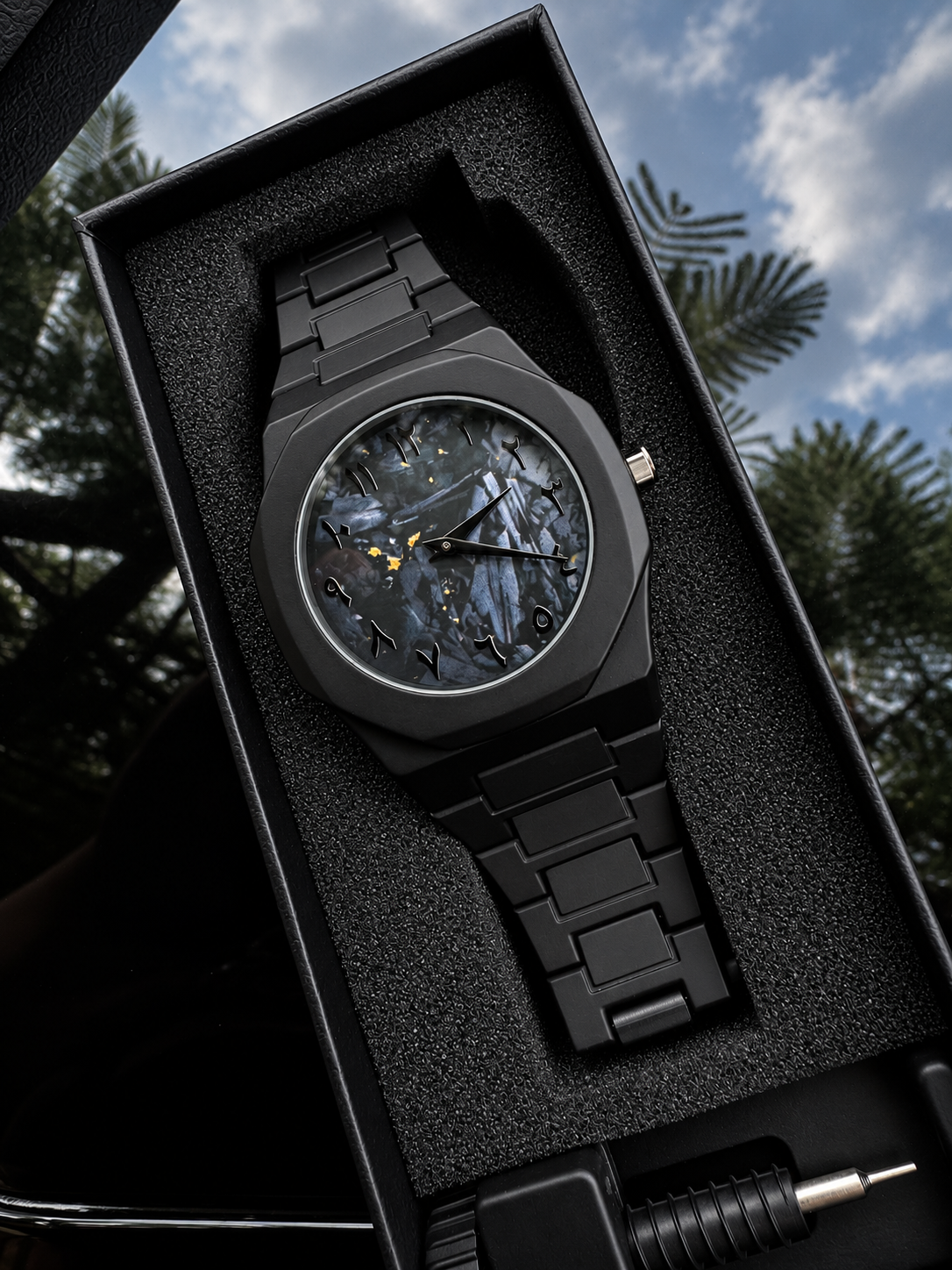 Reloj Skeleton – Black Aura
