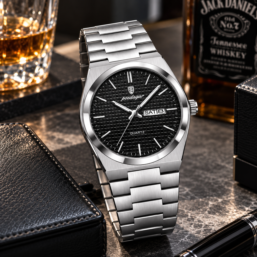 Reloj Poedagar 821 – Black Steel