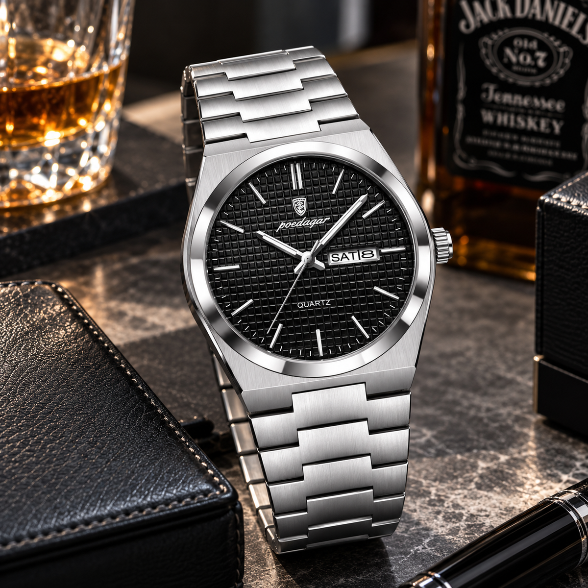 Reloj Poedagar 821 – Black Steel