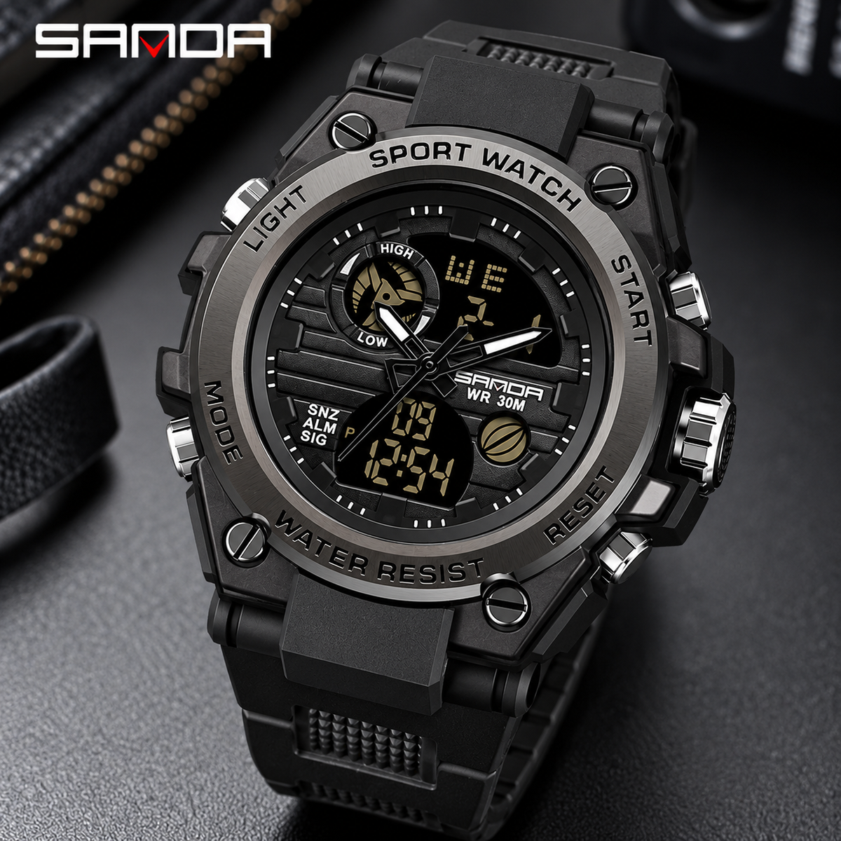 Reloj SANDA 739 – Black Tactical