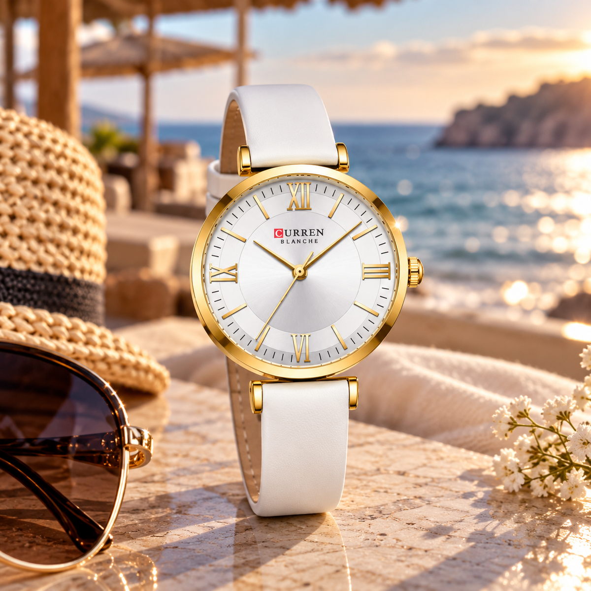 Reloj Curren 9079 – Golden Blanche