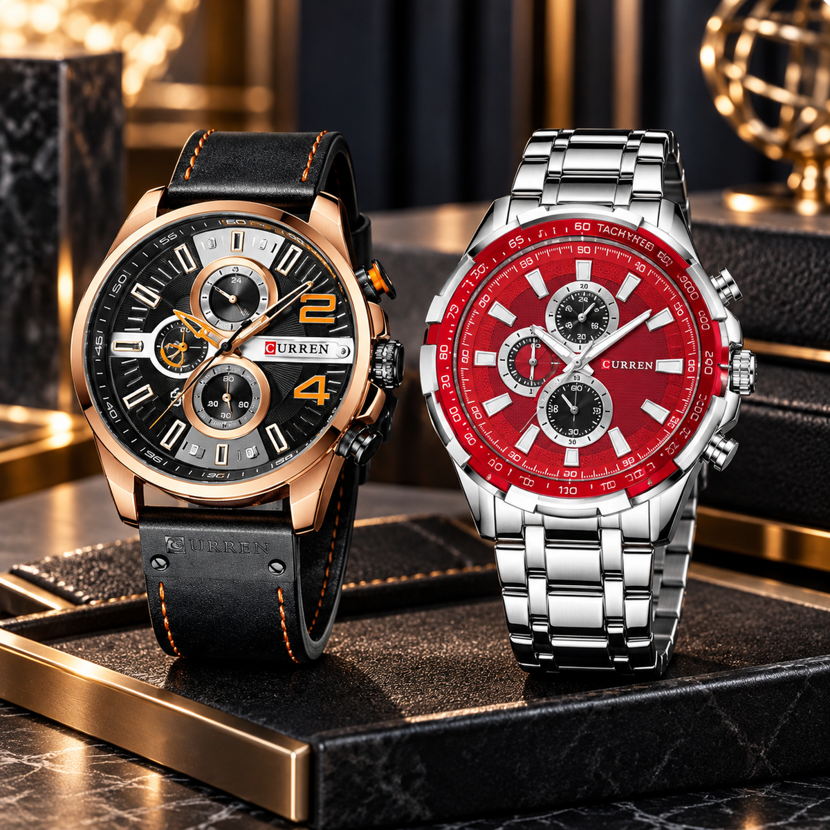 COMBO BLACK AND RED