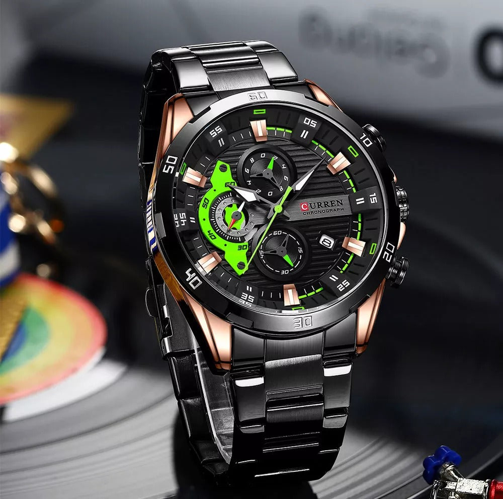 Reloj Curren 8402 – Neón Negro