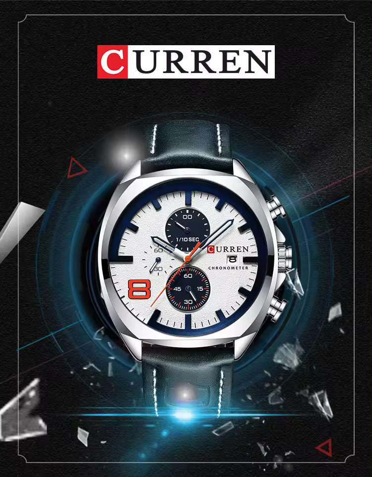 Reloj Curren 8324 – Silver Sport