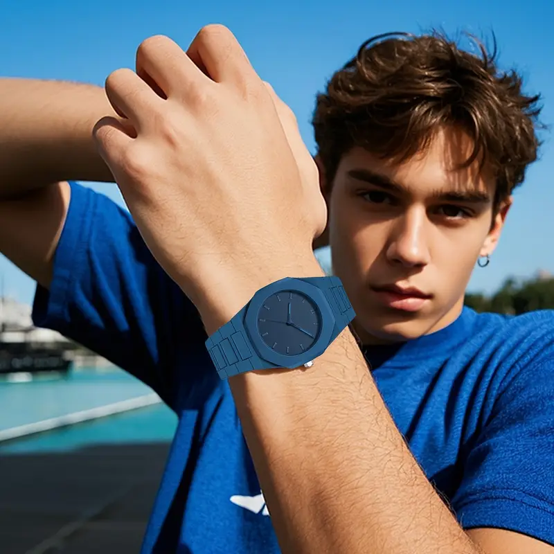 Reloj Minimalista Azul – Ocean Blue
